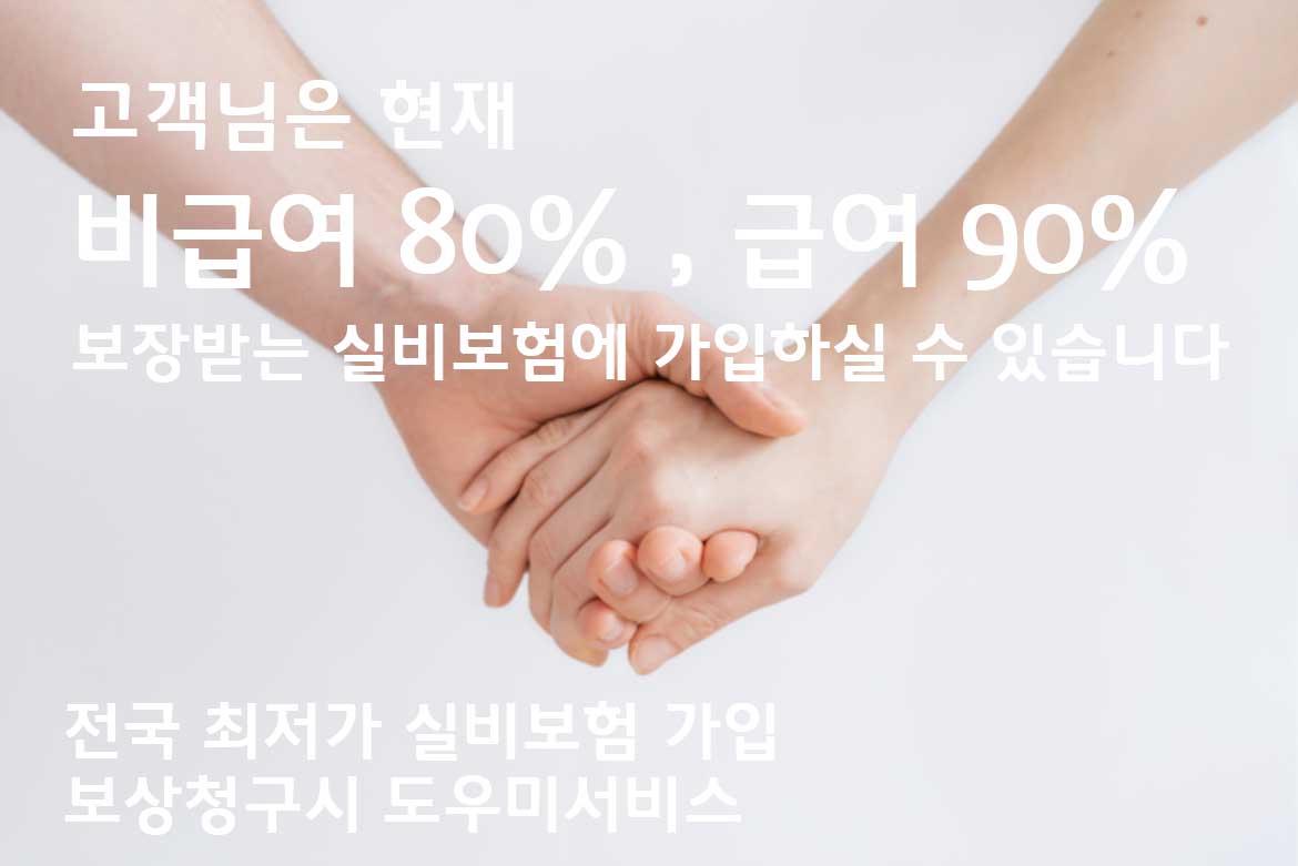 비급여 급여 실비보험 보장